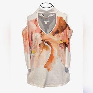 Bisou Bisou print top size L